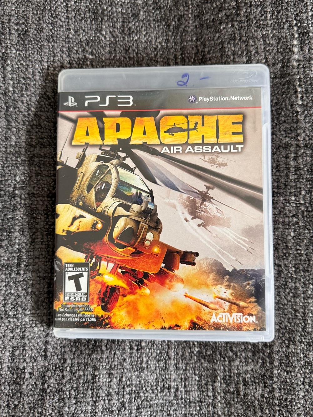 Apache: Air Assault Sony PS3 Game Complete Playstation 3